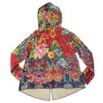 Johnny Was NWT Rico Sherpa Jacket in Floral Print Hooded Cardigan S Photo 4