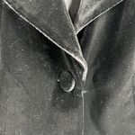 City Girl By Nancy Bolen Sz L Blazer Jacket Black Velour Velvet Holiday Classic Size L Photo 2