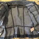 Calvin Klein Peplum Denim Jacket Fitted Size Small Jean Jacket 90’s Y2K vintage Blue Photo 8