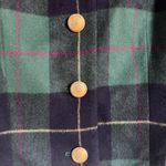 Vtg Laurel Virgin wool tartan plaid satin vest blues greens gold button regal 40 Green Size undefined Photo 2
