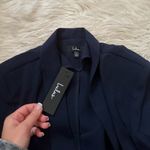 Lulus LULU’S Miss Punctuality Navy Blue Light Weight Blazer Photo 3