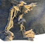 Free People Jeans Womens Size 24 Blue Mid Rise Medium Wash Raw Hem Straight Leg Photo 7