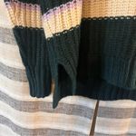 Aerie Green And White Stripe Sweater Size XS Photo 4