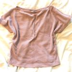 Express One Love Waffle Knit Shirt Photo 0