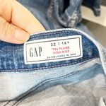 Gap High Rise 70's Flare Patch Pocket Jeans Blue 14 Petite Photo 2