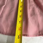 Pink Lily  M pink blush vneck and back babydoll mini dress tunic tiered ruffle Photo 11