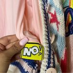 NO! JEANS American Beauty Cardigan in Pink size 3 (L) Size L Photo 10