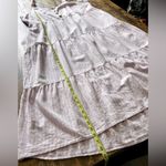 Sonoma Pink & White Stripe Linen Tiered Ruffle Boho Maxi Dress Size 2X NWT Photo 14