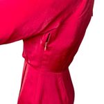 Adelyn Rae  Silk Lip Stick Red XS Connie Faux Wrap mini dress NWT​​​​​​​ Photo 3