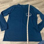Ivory Ella  Blue Long Sleeve T-Shirt; small/medium Photo 3