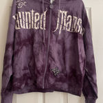 Disney Nwt DisneyParks The Haunted Mansion Tie-Dye Zip Hoodie Photo 0