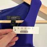J.Crew CUT AWAY STYLE DRESS 07078 BYZANTINE PURPLE SIZE 12 NWT Photo 2