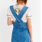 BDG  Double Breasted Denim Skirtall Overall Women's Large Photo 6
