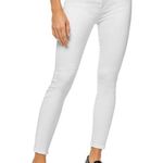 7 For All Mankind White Aubrey High-Waist Ankle Skinny Jeans Photo 1