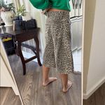 Leopard Print Pants shorts jorts size 5 / 27 Brown Photo 3