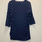 J Crew Navy Nautical V Neck Swim Cover Up Size XS Blue Photo 1