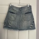Vervet  distressed denim skirt Photo 2