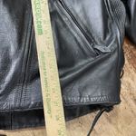 Mens vintage Raider Heavy Leather motorcycle jacket size 46 XL 1970's authentic Black Photo 6