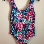 One Piece NEW Floral Cheeky Ruffles  Bathing suit Photo 0