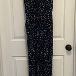 Baltic Born  Sade Jumpsuit Women’s Blue Pockets Abstract Stretch Travel Beach L Photo 1