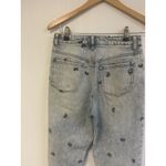 Tinseltown  Light Wash Distressed Embroidered Butterfly Raw Hem Skinny Jeans‎ 7 Photo 3