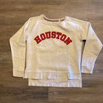 Royce Apparel Three Squares By  Houston Grey Crewneck Pullover Sweatshirt Size S Photo 0