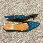 Stubbs & Wooton Palm Beach Heels Size 7.5 Whisical Whimsigoth Fairy Blue Photo 2