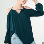Aeropostale NWT🏷️ Boho Long Sleeve Cold Shoulder Top | Medium Photo 0