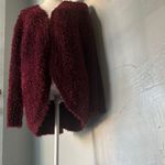 Kensie  Burgundy Cardigan Sweater Photo 5
