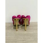 Jeffrey Campbell  Bow-Down Slip On Pin-Heeled Mules Fuchsia Women's Size 6 Photo 4