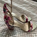 Bandolino Pink Floral Armory Sandals, Sz 7.5 Photo 2