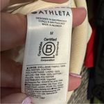 Athleta NWT  SATEEN BOMBER jacket Bone cream size M Photo 7