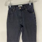 Rolla's Rolla’s Original High Rise Straight Jeans Jet Black Size 24 Photo 3
