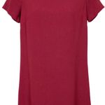 Lulus  Wine Red Shift and Shout Mini Shift Dress Short Sleeve Women's XS Photo 0