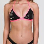 Nike  Women’s Logo Print Triangle Bikini Top Photo 0