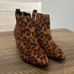 A New Day Suede Cheetah Booties Photo 2