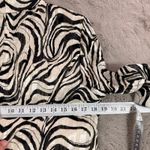 Alex Evenings ALEX‎ EVENINGS Women Zebra Party Blazer Jacket L Wrap Lined Blouse Shawl Collar Photo 3