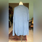 Leo & Nicole  Gray Open Front Long Sleeve Cardigan Sweater - S - EUC Photo 4