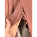 Old Navy Brown Linen Blend Straight Leg Pull On Pants Sz Lp Beachy Breathable Photo 2