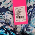 Lilly Pulitzer Malorie High Rise Stretch Pants Party in Paradise Navy Multi 4 Photo 4