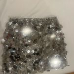 Amazon Silver sequin mini skirt  Photo 1