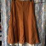 Christopher & Banks Brown layered maxi skirt Photo 0