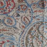 Ralph Lauren VINTAGE LAUREN  TAN PAISLEY PRINTED LINEN BLEND ANKLE PANTS 16 Photo 9