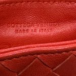 Bottega Veneta  Red Intrecciato Leather Bag Photo 5