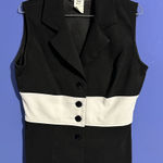 Jodi Michaels Black and White Women's Vest 9/10 Women’s Classic Barbiecore Size undefined Photo 0