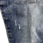 Paige  “hoxton crop” torn back hem Midrise medium wash distressed jeans Sz 29 #71 Photo 8