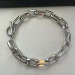 Link Chain Bracelet for Men Women Streetwear Punk Hip Hop Unisex Style Silver Photo 4