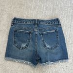 joe's jeans “Panama” distressed denim cuffed shorts rolled raw hem jeans Photo 5