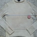 Willi Smith Small 100% Merino Wool Knit Mock Neck Cozy Sweater Long Sleeve Fall Photo 6