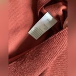 Urban Outfitters  Boxy Oversize V-neck Long Sleeve Pullover Top Red Burgundy XS Photo 4